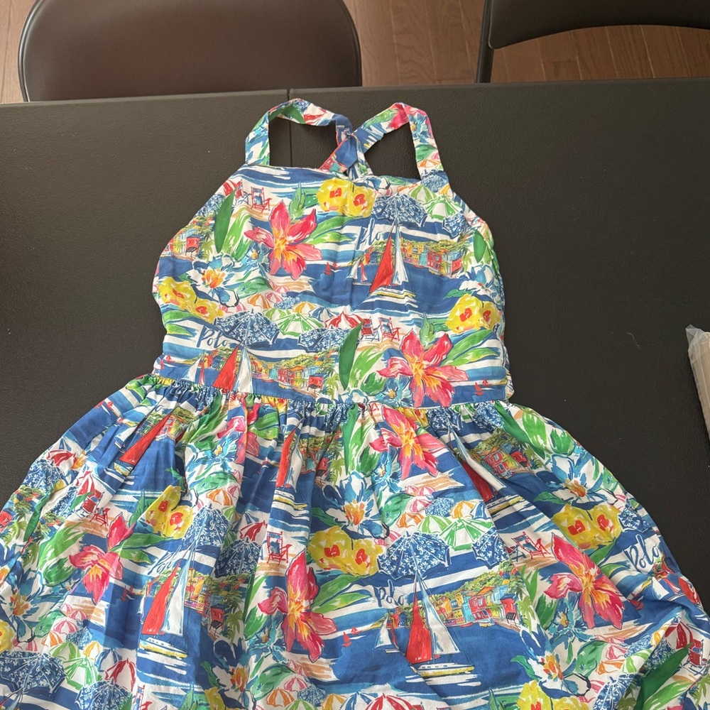 Polo by Ralph Lauren Kids Floral Sailboat Dress - Multicolor